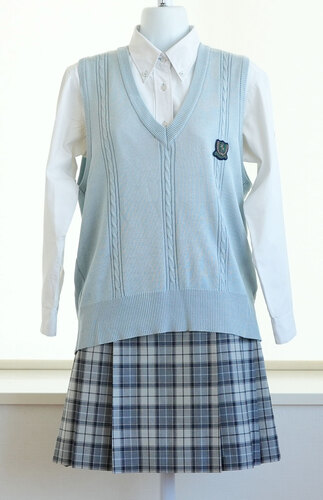  ▽東京都 錦城高校 夏服セット3点 女子制服卒業生の保管品。