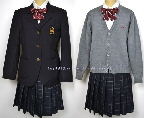  ●東京都立 石神井高等学校 ブレザー冬服 リボン 飾りベルト付き
