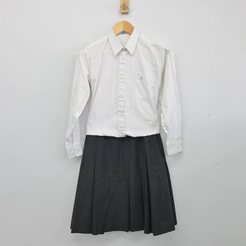  石川県 金沢商業高等学校 女子制服 2点 sf027490