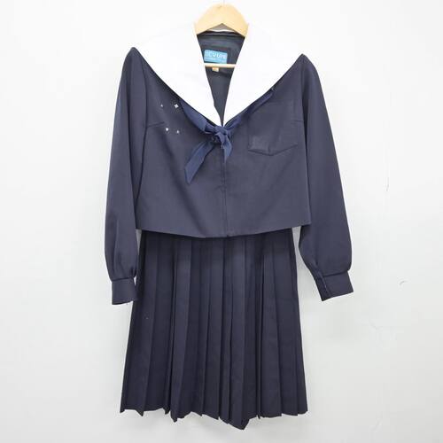  愛知県 安城西中学校 女子制服 3点 sf027532