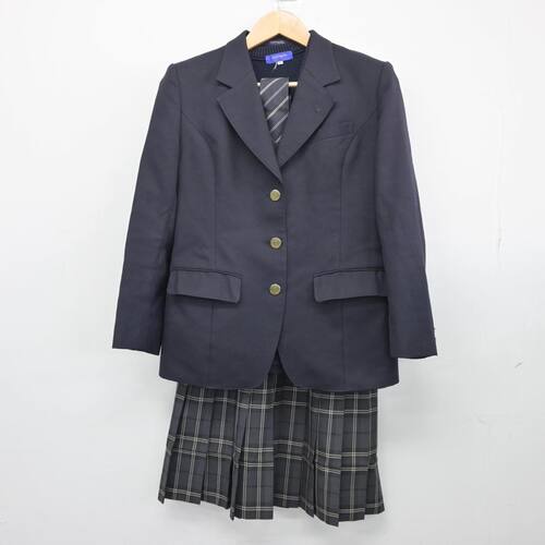  東京都 美原高等学校 女子制服 4点 sf027593