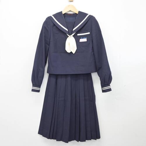  静岡県 岳陽中学校 女子制服 3点 sf027689