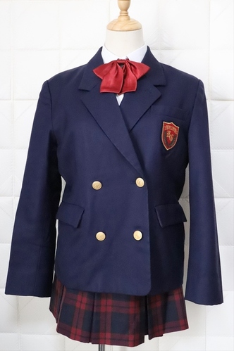 埼玉県 私立 浦和学院高校 女子 制服 冬服上下セット ミニスカート