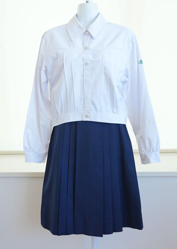  ▽奈良県 奈良県立奈良高校 中間服セット（サイズ165A) 女子制服卒業生の保管品