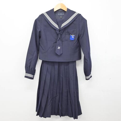  鳥取県 弓ヶ浜中学校 女子制服 3点 sf028989