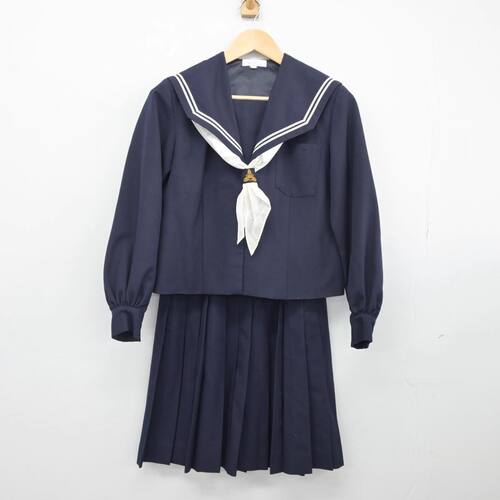  福島県 蓬莱中学校 女子制服 3点 sf029229