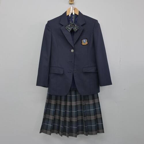  栃木県 真岡西中学校 女子制服 3点 sf029310
