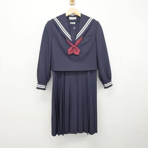  熊本県 二岡中学校 女子制服 4点 sf029376
