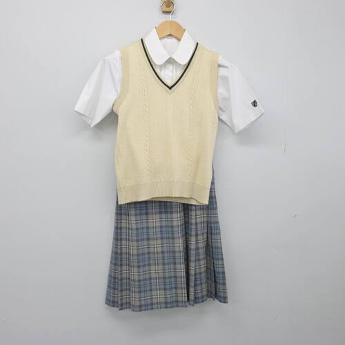  東京都 國學院高等学校 女子制服 3点 sf029383