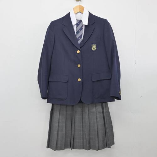  兵庫県 神港高等学校 女子制服 4点 sf029456
