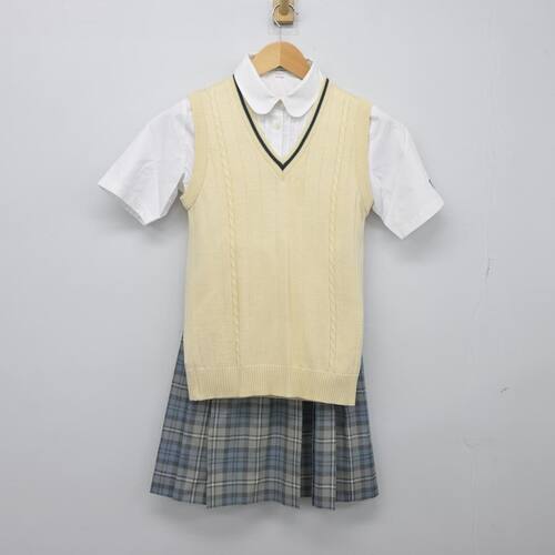  東京都 國學院高等学校 女子制服 3点 sf029549