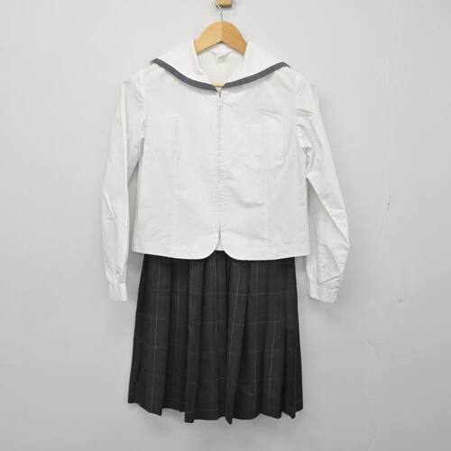  秋田県 松陽高等学校 女子制服 2点 sf029581