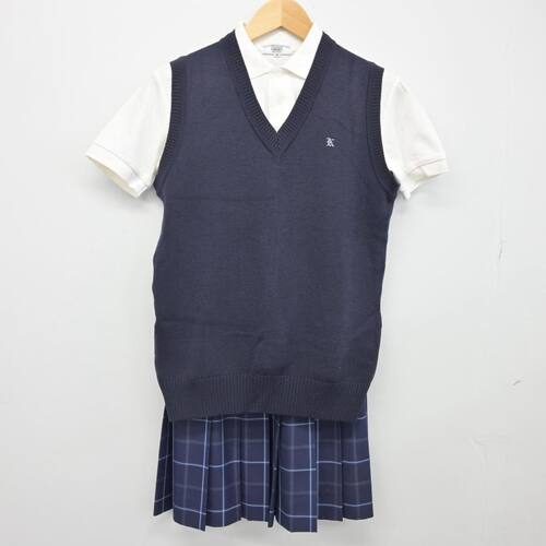  東京都 駒込高等学校 女子制服 3点 sf029651