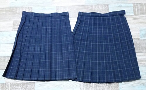 [不明] 3-35☆TOMBOW☆チェックの冬夏スカートセット