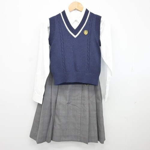  愛知県 名古屋国際高等学校 女子制服 3点 sf036011