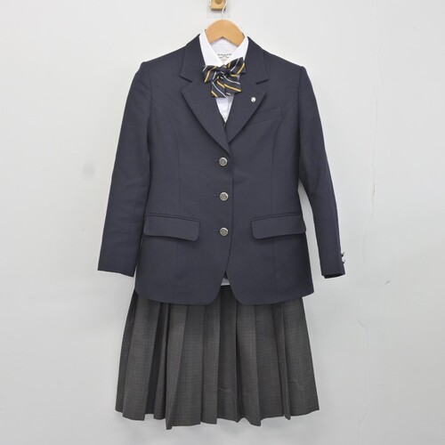  北海道 札幌平岸高等学校 女子制服 6点 sf036578