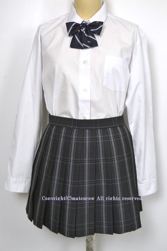  ●東京都立 府中高等学校 冬スカート リボン
