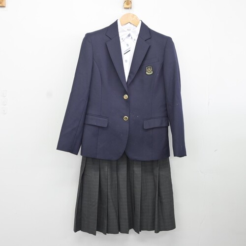  福岡県 青葉中学校 女子制服 3点 sf036759