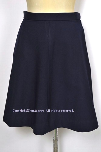  ●紺 冬スカート ノンプリーツ(B2390) 不明