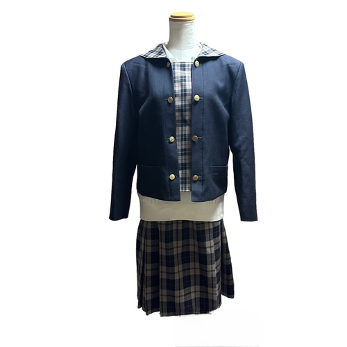  岡山県 私立 明誠学院高等学校 冬服 セット LLサイズ　大きいサイズ　美品