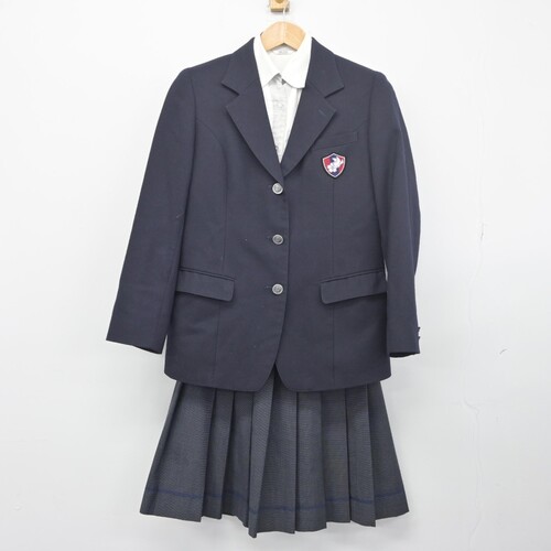  奈良県 法隆寺国際高等学校 女子制服 3点 sf034059