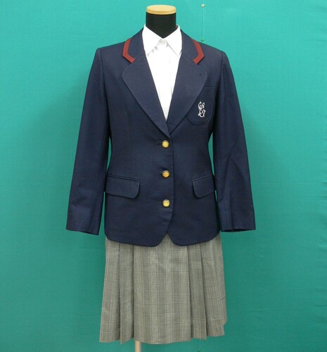 奈良県 #5249　《智辯学園》紺系ブレザー制服冬セット　サイズ155A
