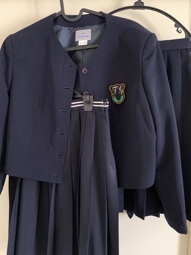 神奈川県 高木学園女子高等学校 旧旧制服3点セット 廃盤 超美品