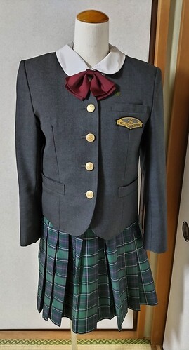 千葉県 昭和学院 中学校 旧 制服 ８点セット