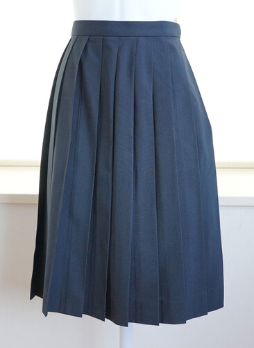 ▽大阪府 羽衣学園高校  夏服スカート（w63) 女子制服卒業生の保管品