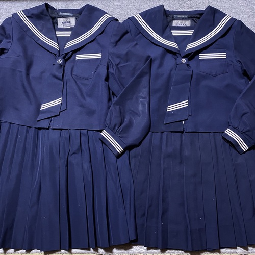 一番の兵庫県 姫路市立大津中学校 女子制服 4点 sf009567 学生服