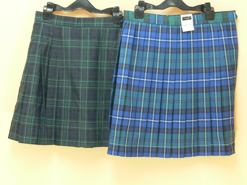 未使用 銀座松屋 学生服 吊りスカート チェック柄 170A