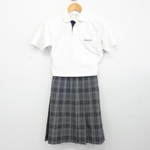 【購入特典】大阪府 高石高等学校 女子制服 3点（シャツ・スカート・スカート）sf000994 学生服