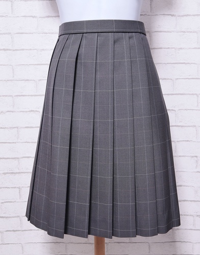 山口県 誠英高校 夏服スカート 旧タイプ(W63×L53) 女子制服卒業生の保管品