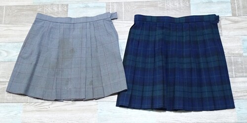 9＊44☆コスプレ衣装（チェックのスカートMIX3枚セット・松阪HS他） チェックスカート ミニ コスプレ ミニスカート セクシー チェック レディース ハイウエスト 原宿系 ダンス衣装 ベルト付き スカート アシンメトリー  演出服 コスプレスカート プリーツ スカート 派手 ヒップホップ | Blooming　［ブルーミン］