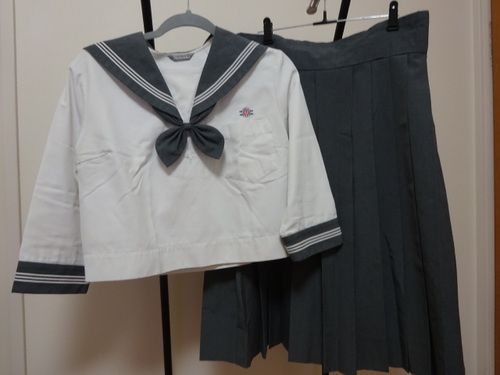  熊本県　八代高校　夏中間セーラー服　大きいサイズ　送料無料