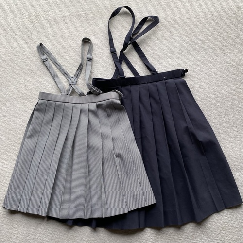 [不明] 小学校制服　つりスカート　2枚