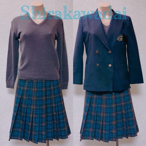 兵庫県 神戸市立白川台中学校　ジャケット　セーター　冬スカート