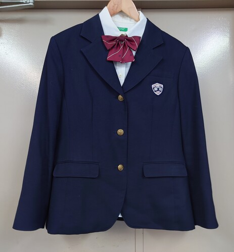 大阪府 四条畷学園高等学校　女子冬制服セット　超ミニスカート