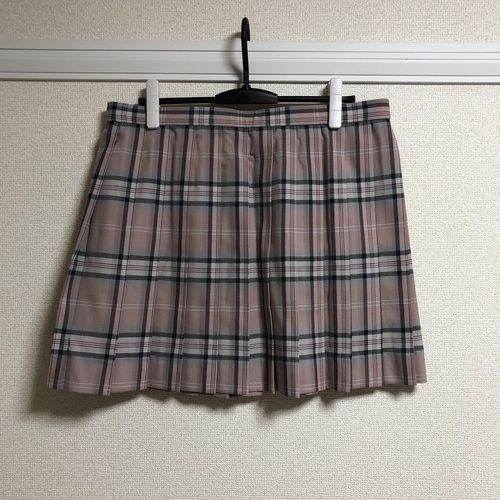 [不明] 5071【特大サイズ】W95cm チェック柄スカート