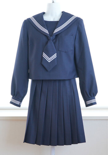 大きいサイズ 佼成学園女子中学高等学校 セーラー服 中間服 - コスプレ衣装