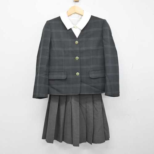 【セールHOT】東京都 上祖師谷中学校 女子制服 2点（ブレザー・スカート）sf001761 学生服