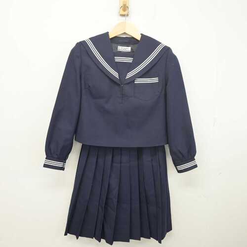 山口県 山口県立萩高等学校 女子制服 2点 sf009393 - コスプレ衣装