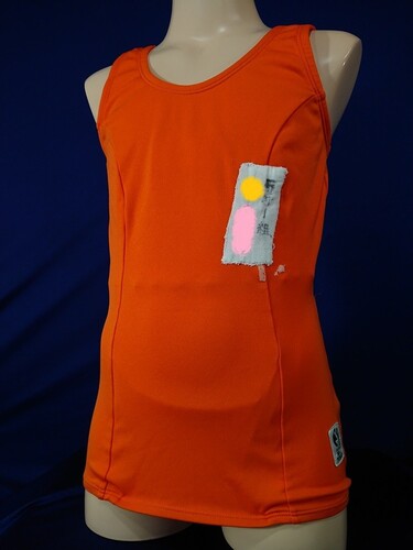 NIKE - バスケ部　ユニフォーム　ナイキ　光沢オレンジ✕ネイビー　ＸＬ NIKE - バスケ部 ユニフォーム ナイキ 光沢オレンジ✕ネイビー