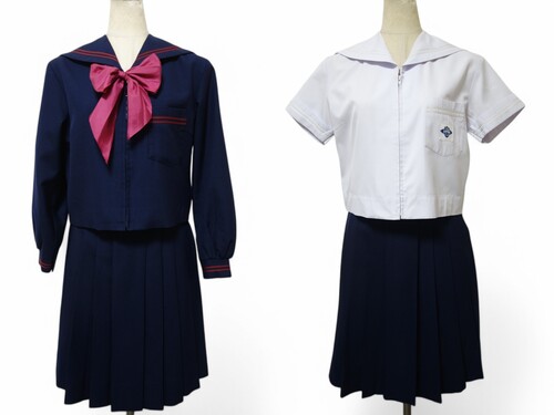 レプリカ 東京女学館高校 冬セーラー服セット(本格的)165cm セーラー服 