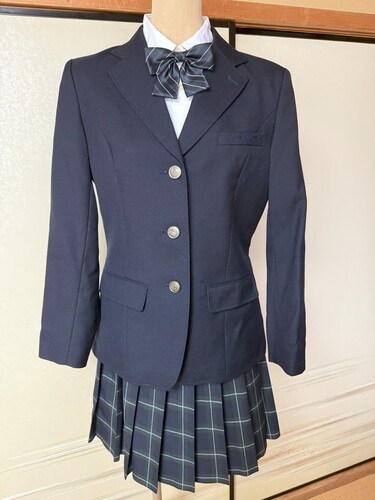 大阪府 清明学院高等学校　大阪　OLIVE des OLIVE 　冬上着・冬スカート・夏スカート　ブラウス　リボン