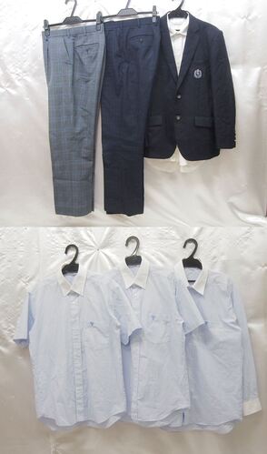 摂津高校男子制服冬用上下と夏ズボン