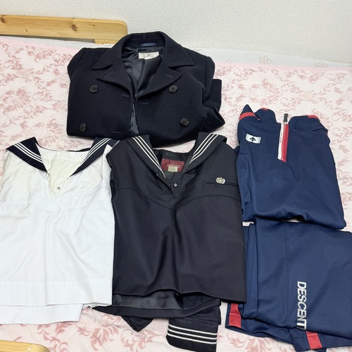 東京都 豊島岡女子学園　制服、ジャージ、校章セット