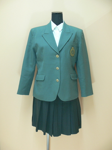大阪高等学校　制服　女子　スカート 中古制服】大阪府 大阪高等学校 女子制服 5点（ブレザー・シャツ