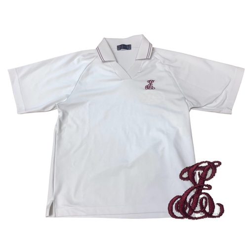 【激レア・美品】埼玉工業大学体育会 サッカー部 ポロシャツ 半袖 練習着 グレー 制服市場&frasl;在庫数日本一&frasl;完全無料の制服オークション