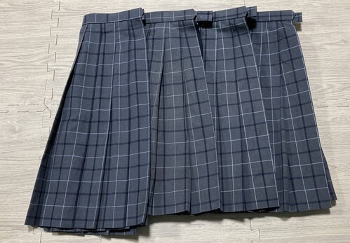 ���Ɍ� 12-46�����Ɍ����@�쐼�k�ˍ��Z���O���[�n�`�F�b�N�̃X�J�[�g4���Z�b�g